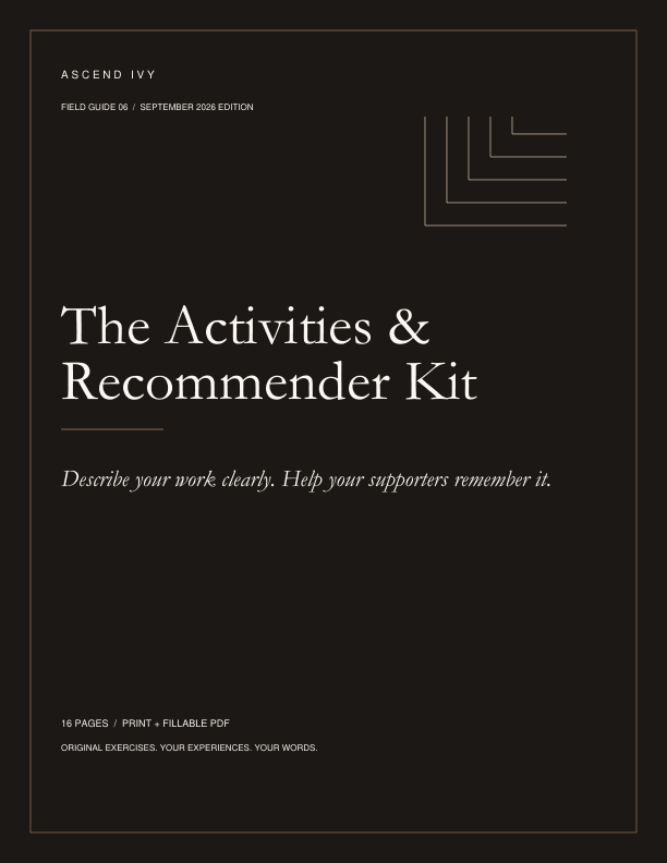 The Activities & Recommender Kit cover