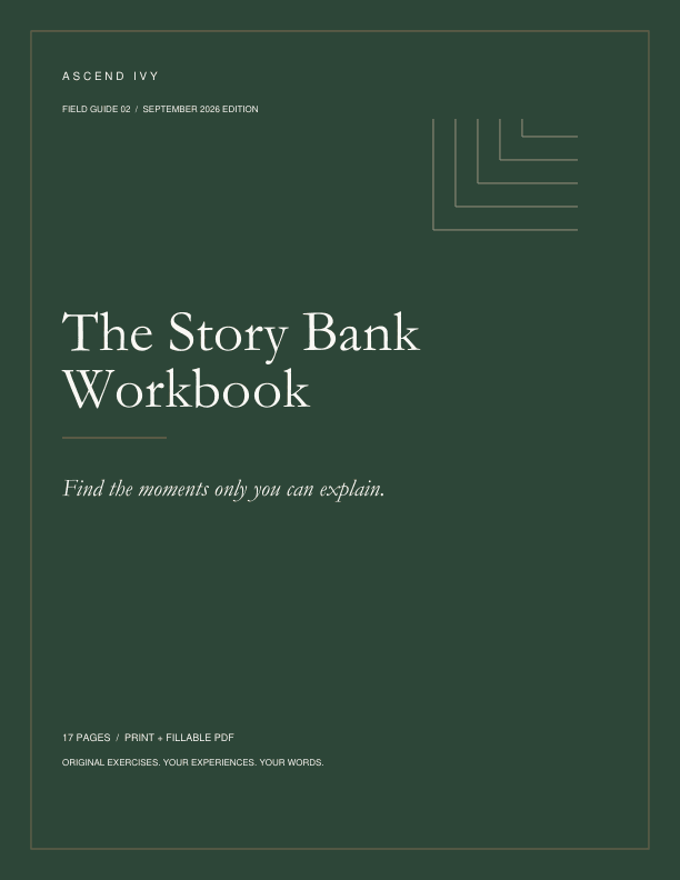 The Story Bank Workbook cover